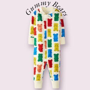 Hanna Andersson Colorful Gummy Bears Zip Sleeper